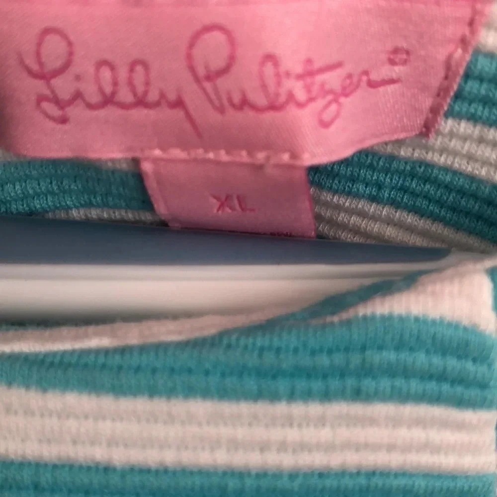 Lilly Pulitzer Blue Striped Dress - Picture 2 of 10